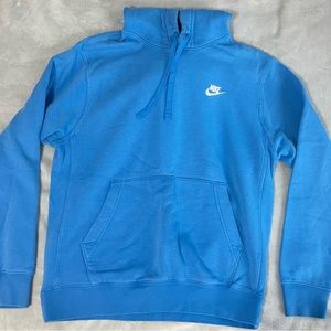 blue nike hoodie